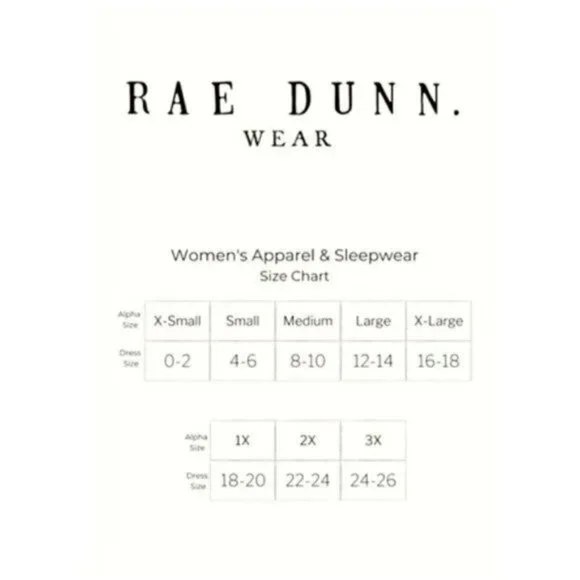 NWT Rae Dunn Ultra Soft "Love" Graphic Print Striped Sweatshirt Top Hoodie - Picture 5 of 5